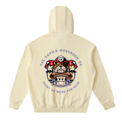 CAPN's Form Fitting Classic Bulldog/Fun Guy Zip Hoodie