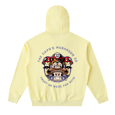 CAPN's Form Fitting Classic Bulldog/Fun Guy Zip Hoodie