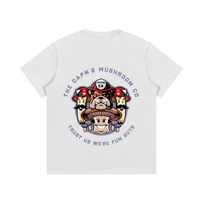 CAPN's Classic Bulldog/Fun Guy White T-Shirt