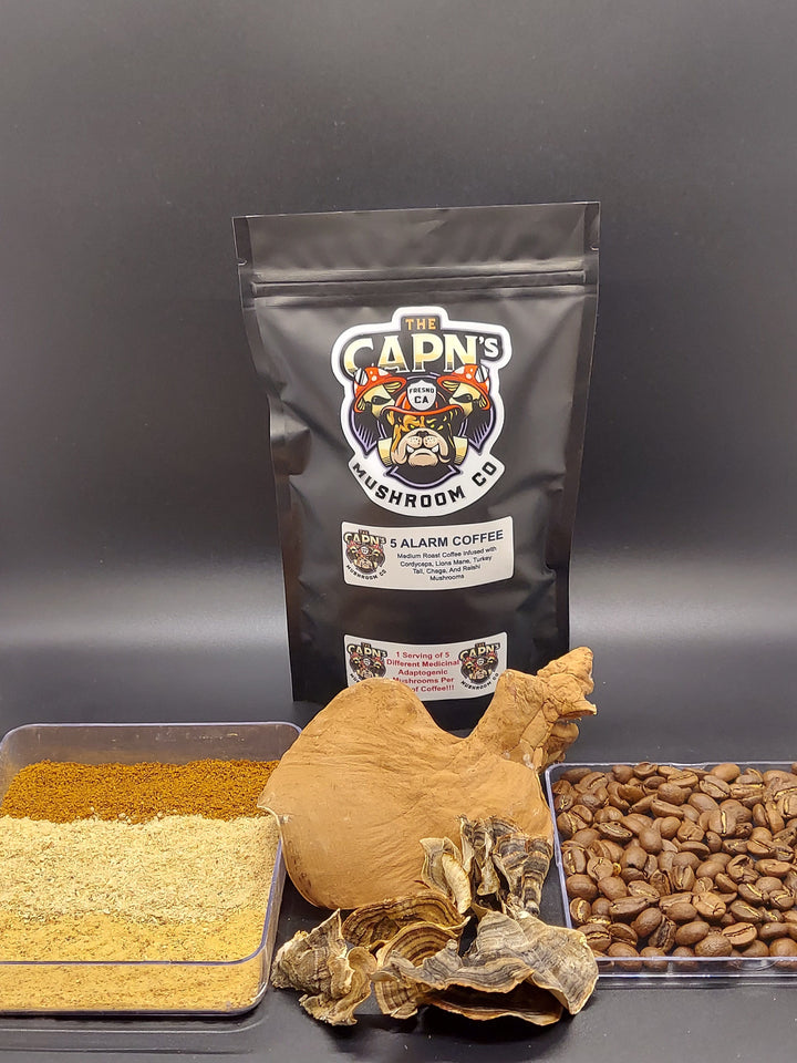 Adaptogenic Mushroom Coffee In Fresno,Ca – The CAPN's Mushroom Company
