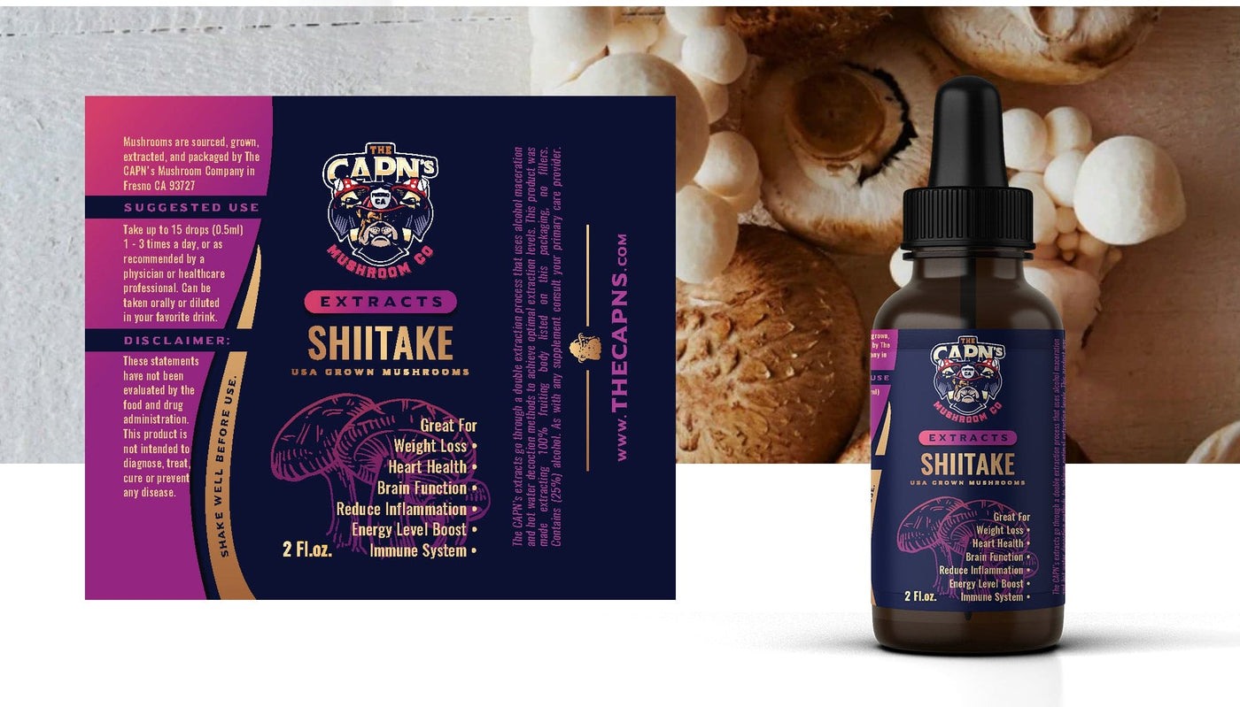 Mushroom Extracts - The CAPN's Mushroom Company