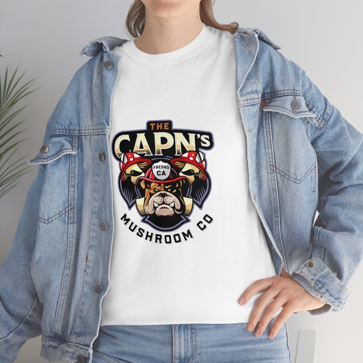 The CAPN's Unisex Heavy Cotton Tee - The CAPN's Mushroom Company